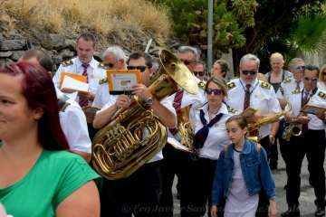 Misa y procesión del Sagrado Corazón de Jesús en La Higuera Canaria (Foto Francisco Javier Santana)